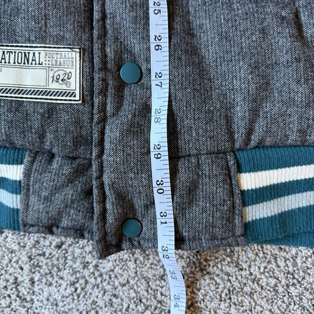 NFL Philadelphia Eagles Reversible Puffer Vest Wool Blend Size XXL - Picture 11 of 14